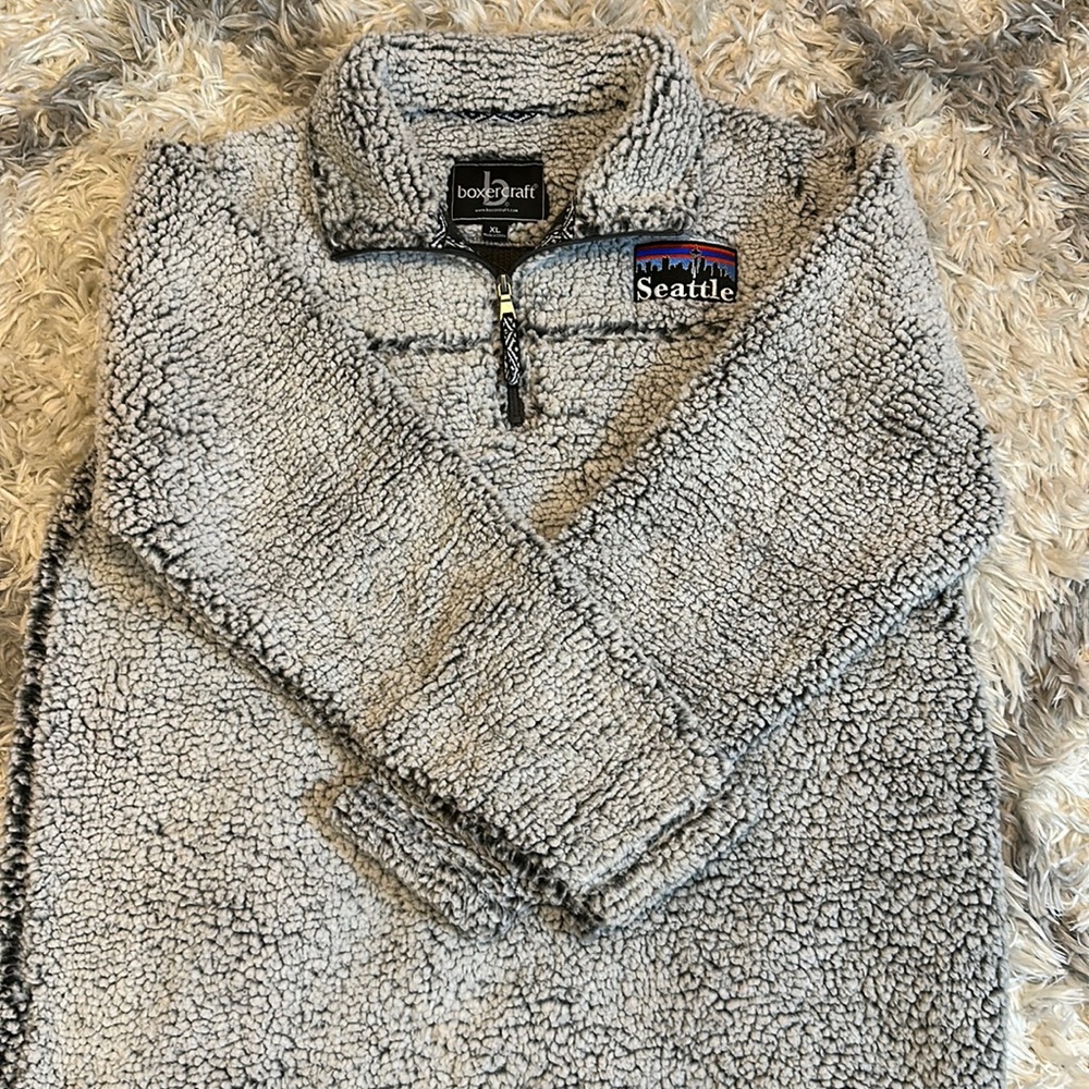 seattle sherpa quarter zip